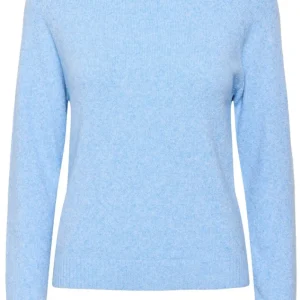 Vmdoffy Ls O-neck Blouse Ga Noos - Lichtblauw