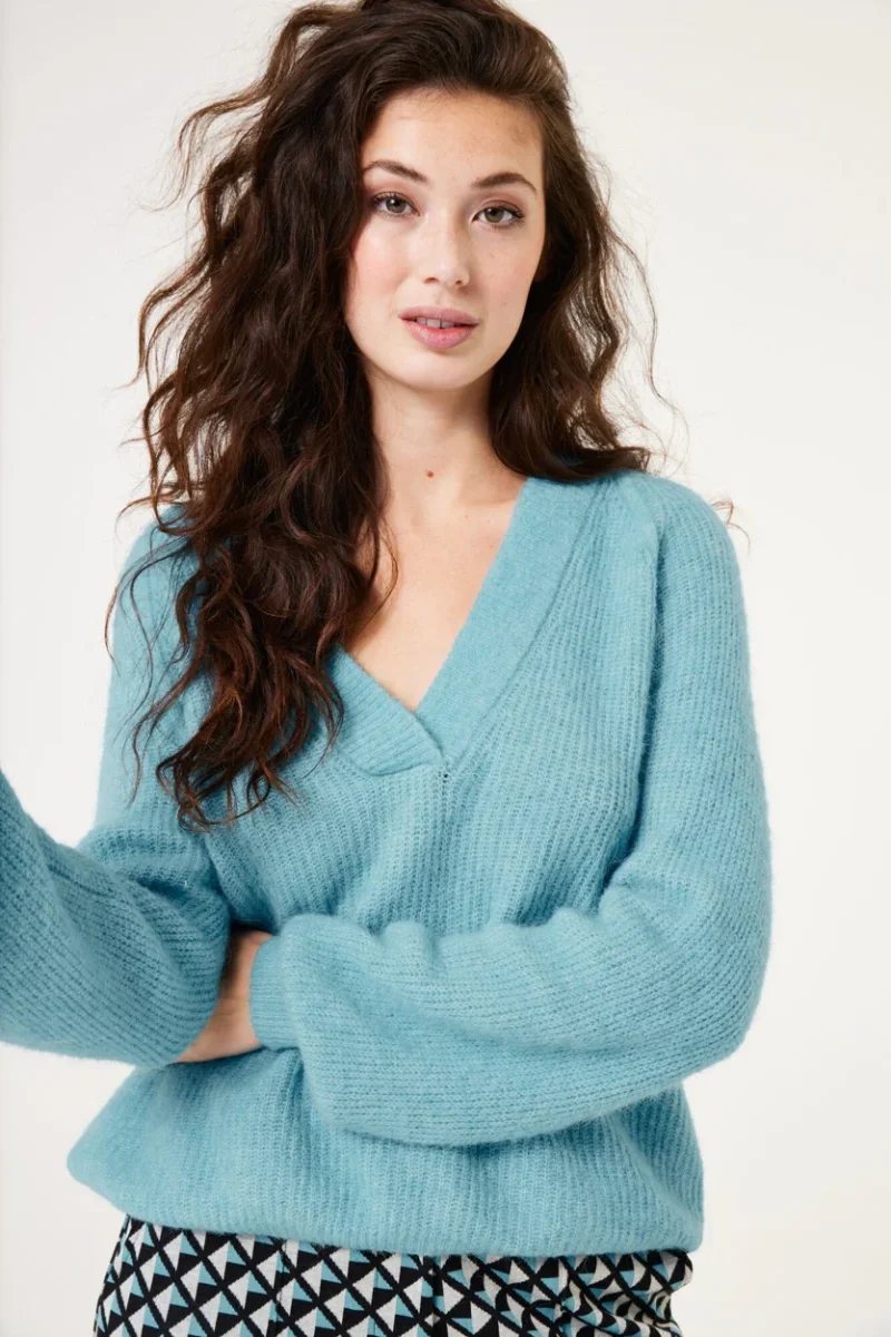 Garcia - Truien - 4219.32.0080 - Aqua - Afbeelding 5