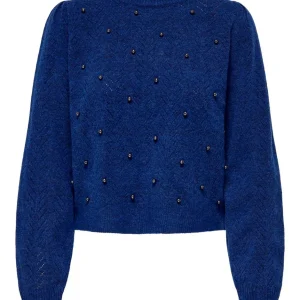 Jdyhadlee L/s Pearl Pullover Knt - Rafblauw