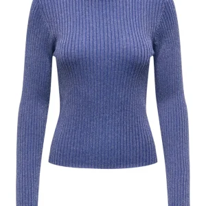 Jdyplum Lurex L/s O-neck Pullover K - Kobalt