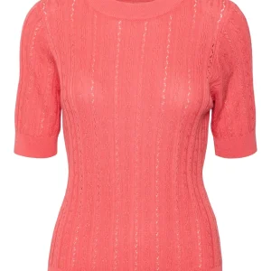 Vmmorena 2/4 O-neck Pullover Ga Boo - Rood