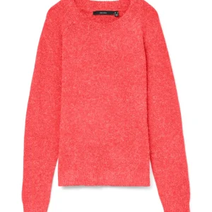 Vmdoffy Ls O-neck Blouse Ga Noos - Rood Melee