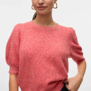 Vmdoffy 2/4 O-neck Pullover Ga Noos - Rood Melee