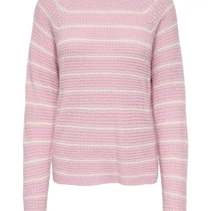 Jdyellen L/s Oneck Raglan Pullover Knt - Licht Roze