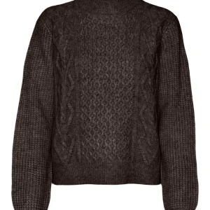 Vmuniverse Ls Highneck Pullover - Bruin