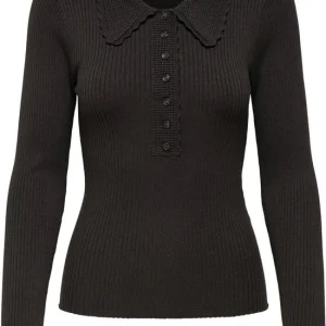 Jdyada L/s Collar Pullover Knt - Bruin