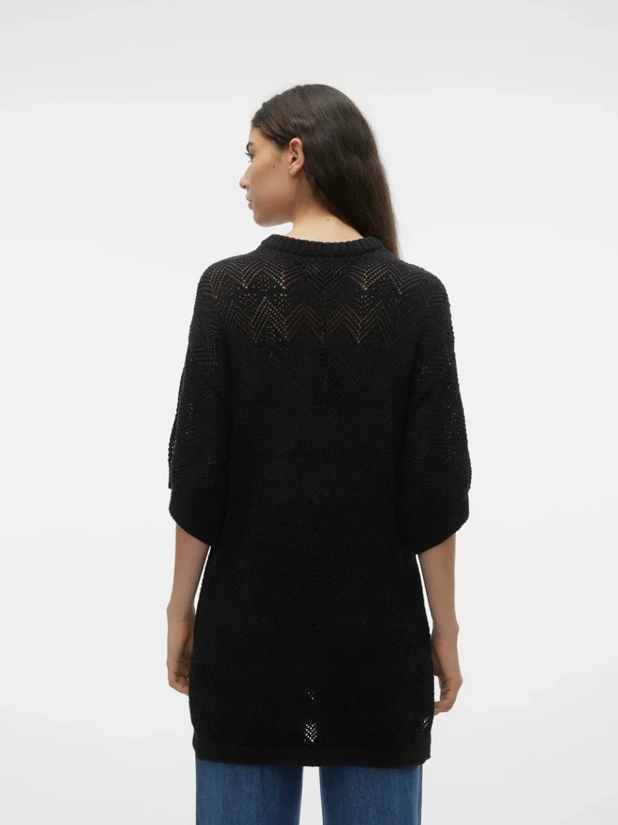 Vmmalta 2/4 V-neck Pullover - Zwart - Afbeelding 4