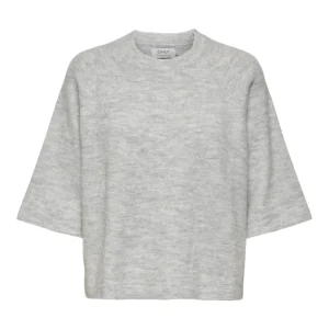 Onlsimoni 3/4 Pullover Knt Noos - Lichtgrijs