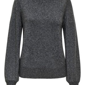 Jdyrue Glitter L/s Boat Pullove Knt - Antraciet