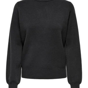 Jdymila Life L/s Hn Pullover Knt - Antraciet