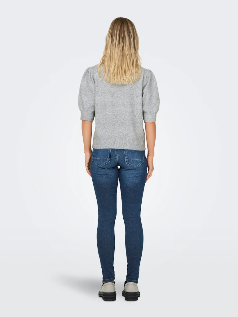 Onlrica Life 2/4 Pullover Knt Noos - Grijs Melee - Afbeelding 6