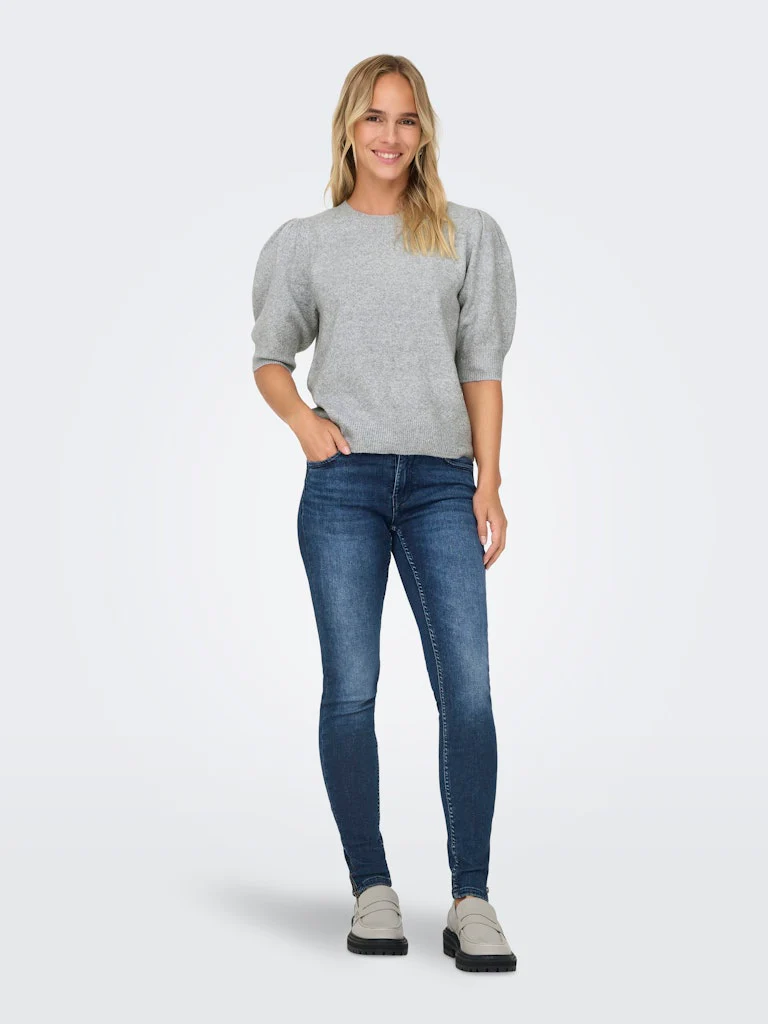 Onlrica Life 2/4 Pullover Knt Noos - Grijs Melee - Afbeelding 8