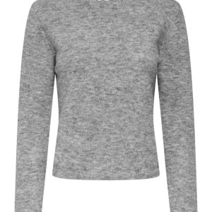 Jdyalva Life L/s Embellish Pullover Knt - Grijs Melee