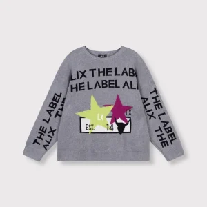 Alix The Label Pullover - Grijs Melee