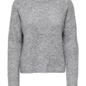 Onlcirola Ls O-neck Knt - Grijs Melee