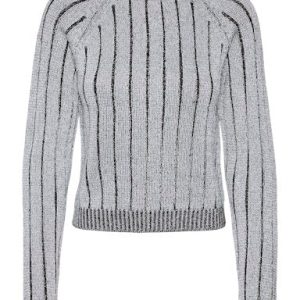 Vmvanja Ls Oneck Pullover - Zilverkleurig