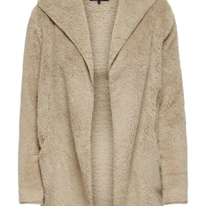 Onlcontact Hood Shepra Coat - Camel