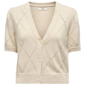 Jdythea Life Diamond 2/4 Cardigan K - Ecru