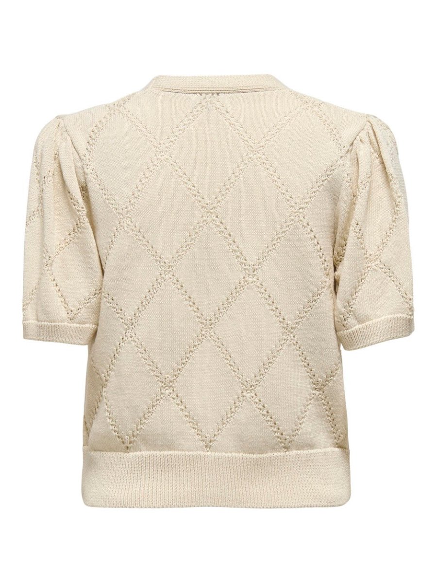 Jdythea Life Diamond 2/4 Cardigan K - Ecru - Afbeelding 3