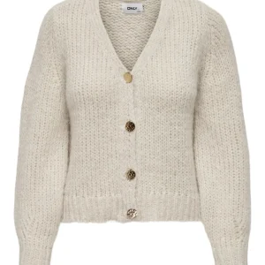 Onlminni Ls Life Cardigan Cc Knt - Beige