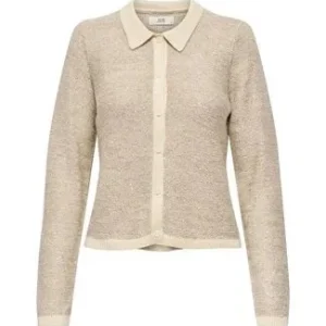 Jdymia L/s Collar Sequins Cardigan Knt - Zand Dessin