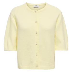 Jdyrue Life 2/4 Pearl Cardigan - Licht Geel