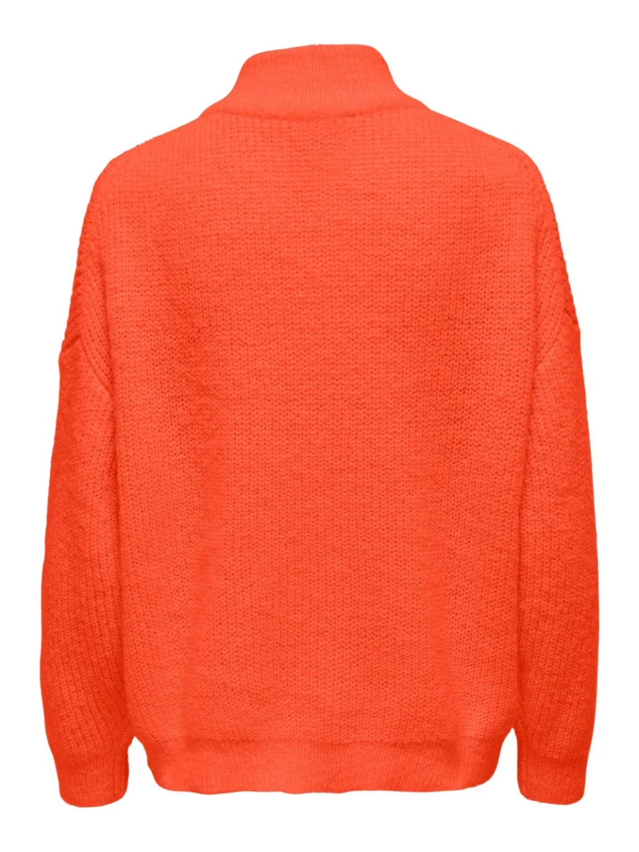 Onlkaja Life Ls Zip Cardigan Cc Knt - Oranje - Afbeelding 3
