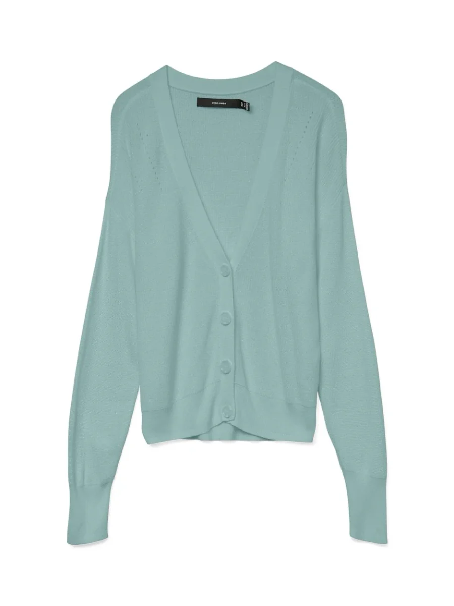 Vmnewlexsun Ls Short V-neck Car Ga - Olijf - Afbeelding 2