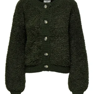 Jdyeira Life L/s O-neck Cardigan Kn - Donkergroen