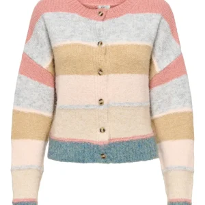 Jdycassidy Life L/s O-neck Cardigan Knt - Roze Dessin