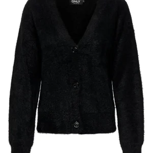 Onlella Piumo Ls Cardigan Knt Nca - Zwart
