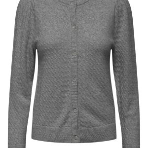 Onlkatia Ls Puff Cardigan Cc Knt - Grijs