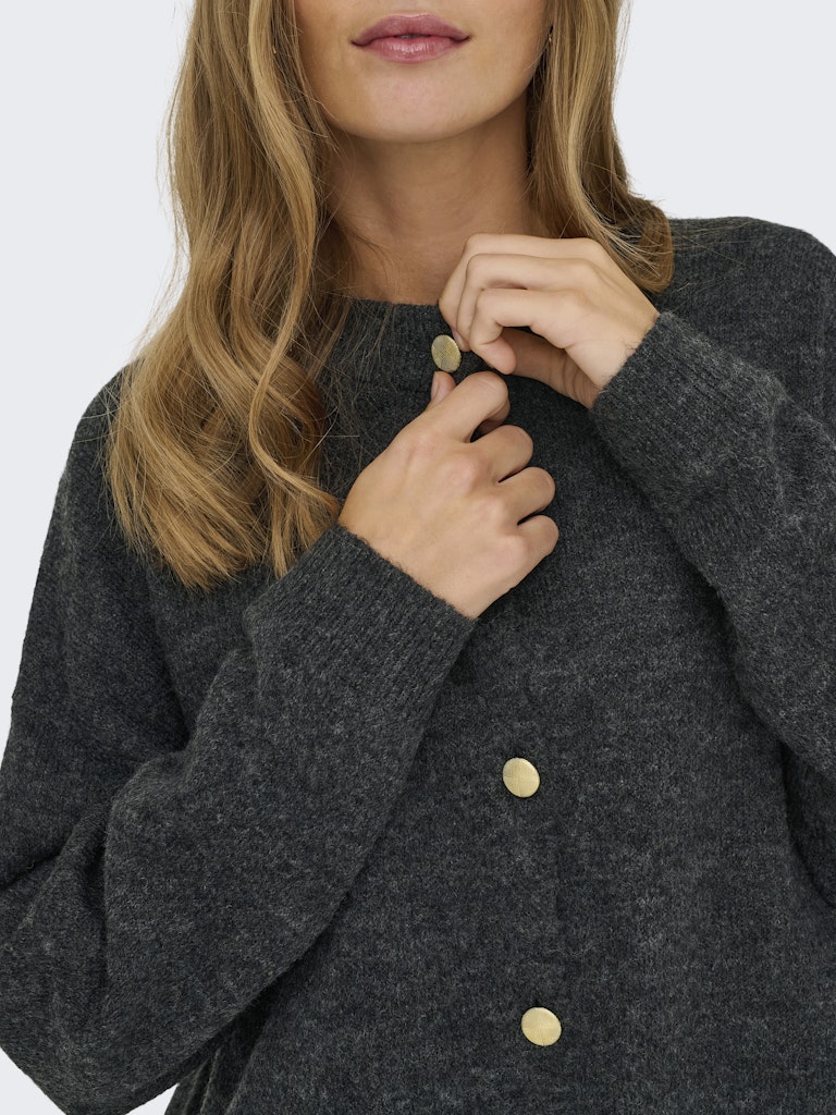 Jdydebbie L/s O-neck Cardigan Knt - Grijs Melee - Afbeelding 8