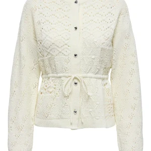 Onlelke Life Ls Cardigan Cc Knt - Off-white