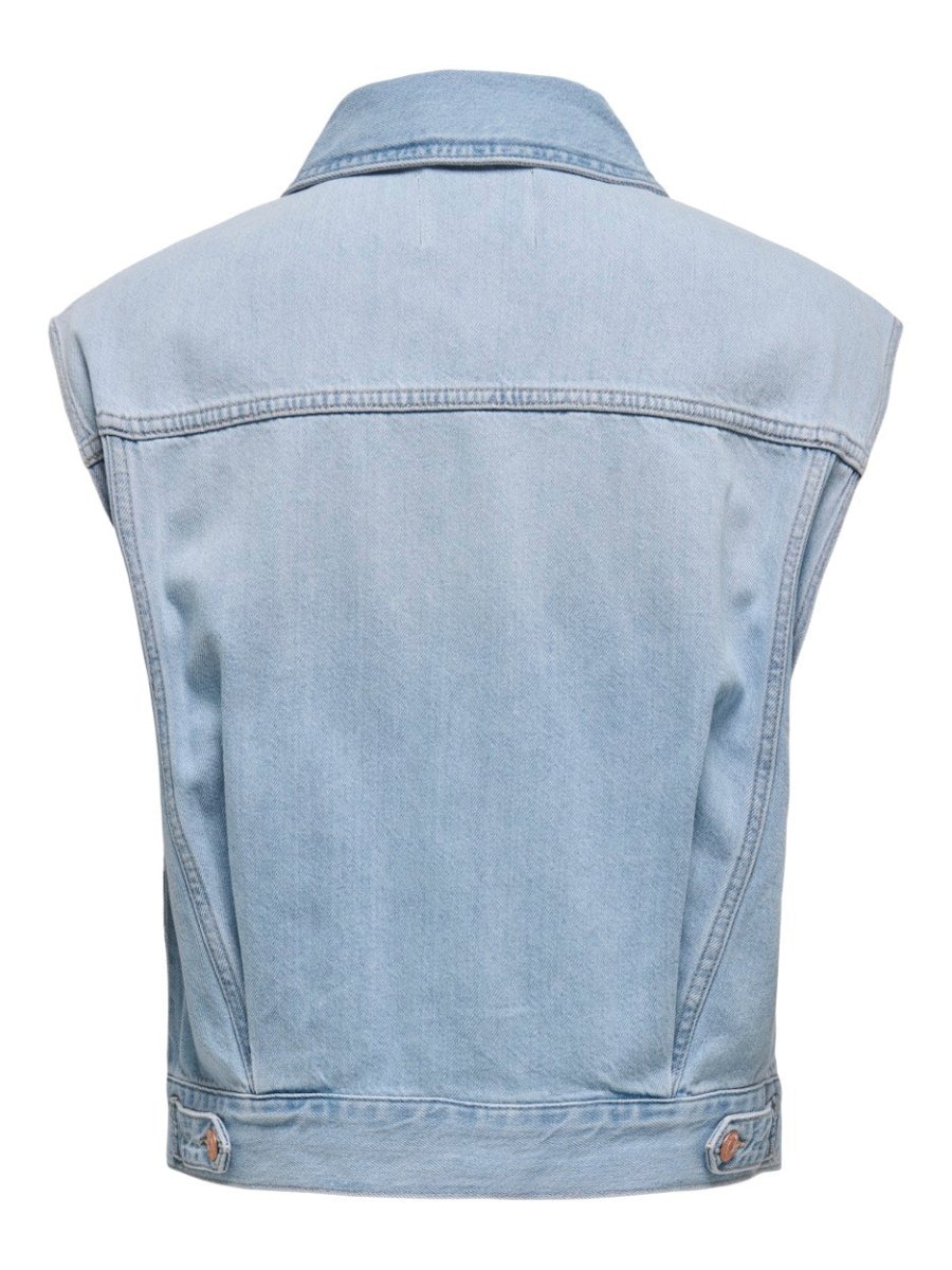 Onlrobyn S/l Dnm Vest Pim Oy - Blue Denim - Afbeelding 3