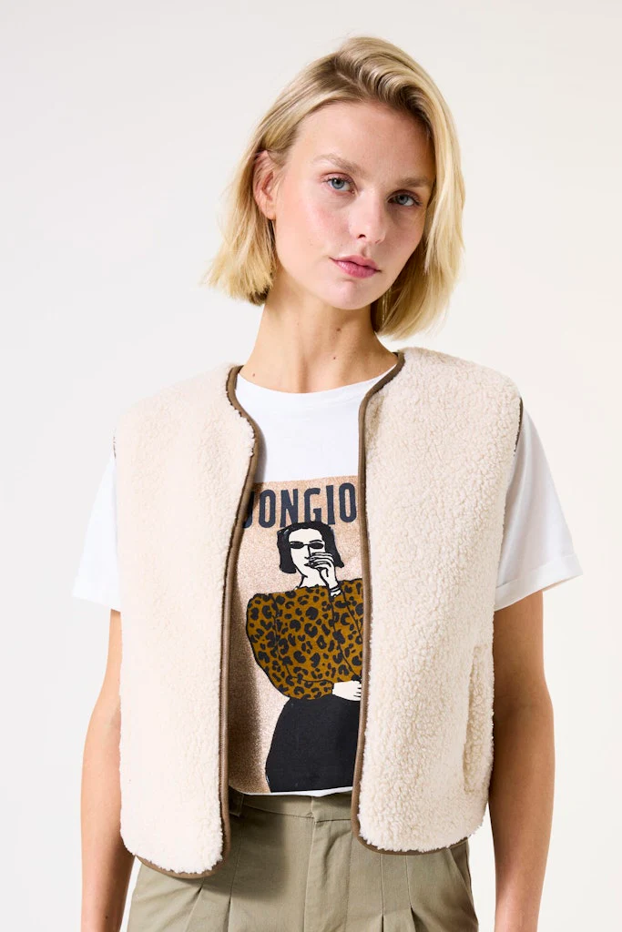 Bodywarmer - Ecru - Afbeelding 4