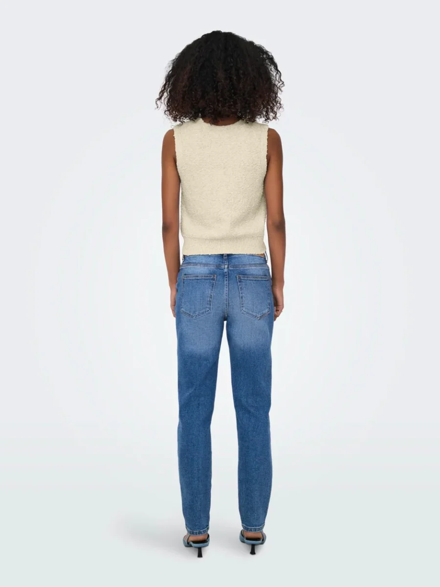 Onlalvilda Sl Waistcoat Cc Knt - Beige - Afbeelding 5