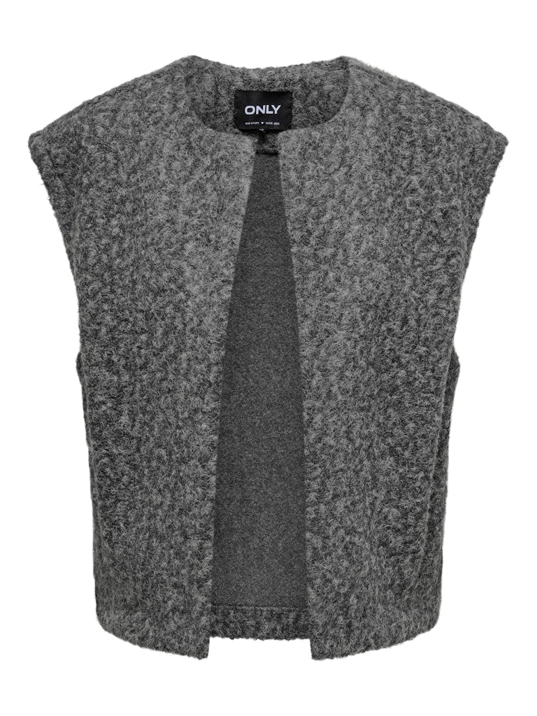 Onlmila Life Waistcoat Cs Otw - Grijs Melee