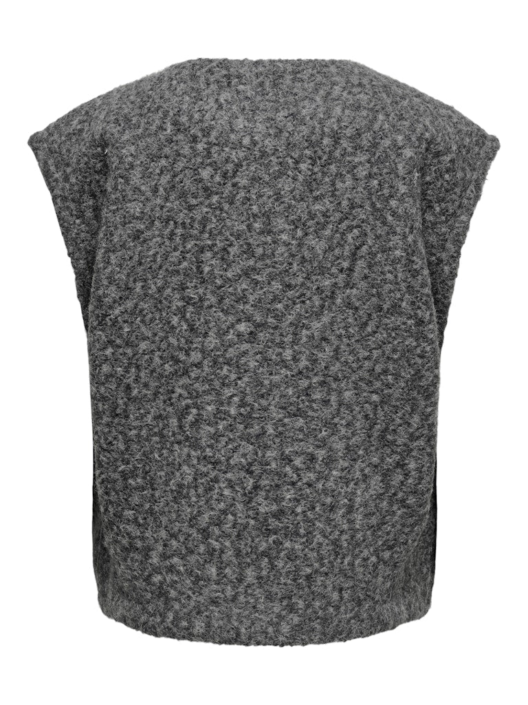 Onlmila Life Waistcoat Cs Otw - Grijs Melee - Afbeelding 3