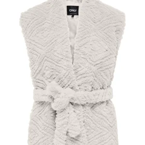 Onlganja Teddy Waistcoat Life Cc Ot - Off-white