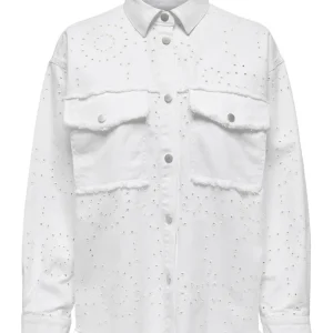 Onlelena Emb Jacket Otw - Wit