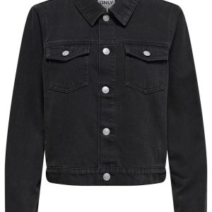 Onlrilla L/s Jacket Akm Dnm - Black Denim