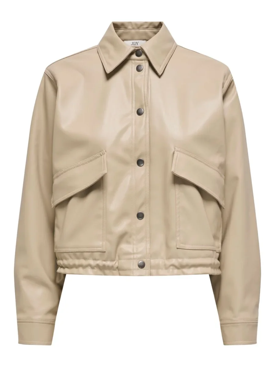 Jdyalaia L/s Faux Bomber Wvn - Beige - Afbeelding 2