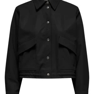 Jdyalaia L/s Faux Bomber Wvn - Zwart