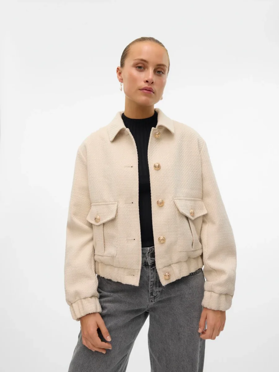 Vmsuzimia Short Jacket - Ecru - Afbeelding 3
