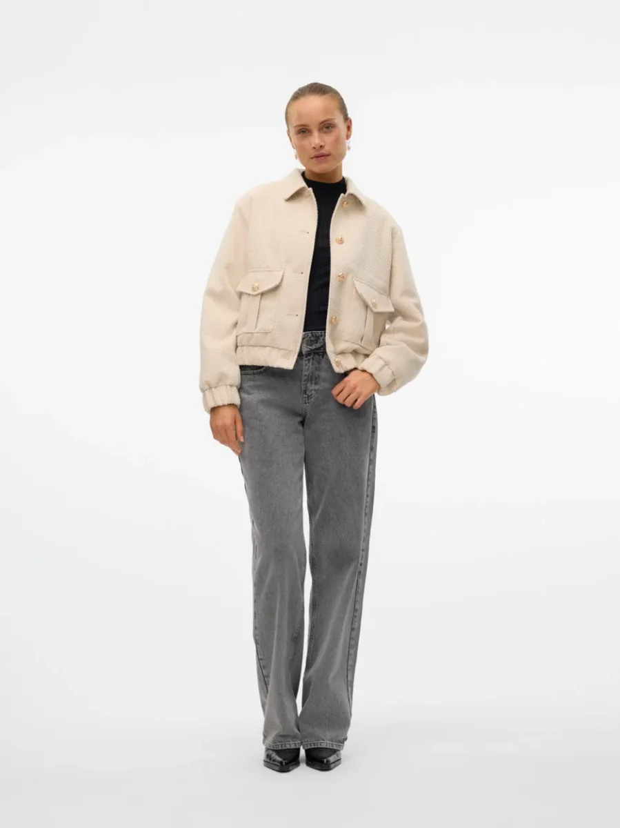 Vmsuzimia Short Jacket - Ecru - Afbeelding 5
