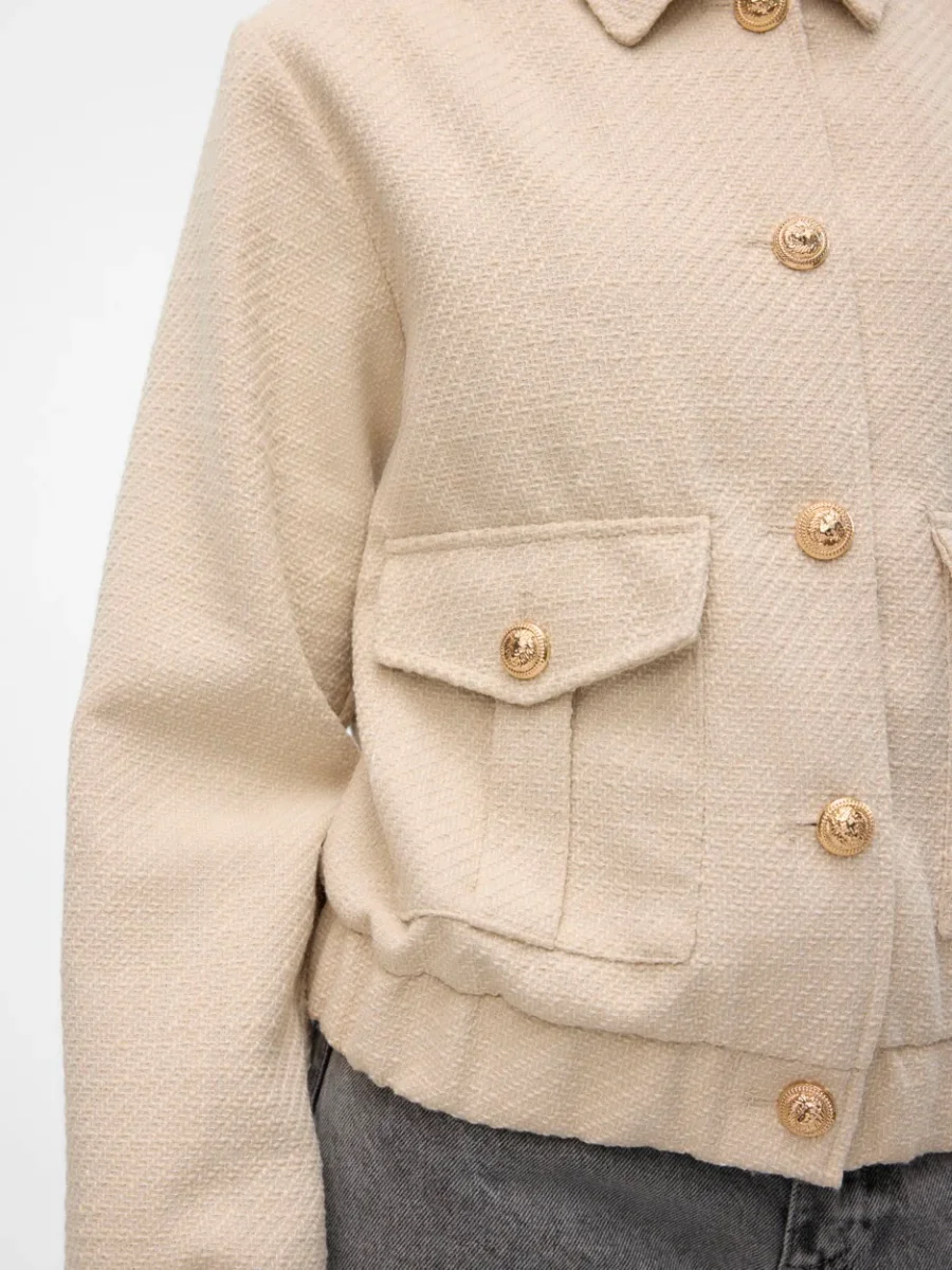 Vmsuzimia Short Jacket - Ecru - Afbeelding 7