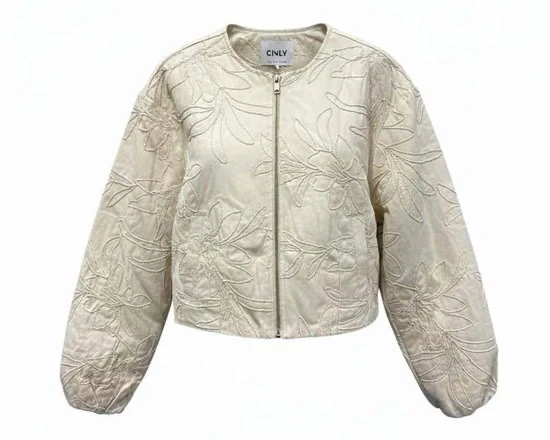 Onlisabella Emb. Bomber Jacket Otw - Ecru - Afbeelding 4