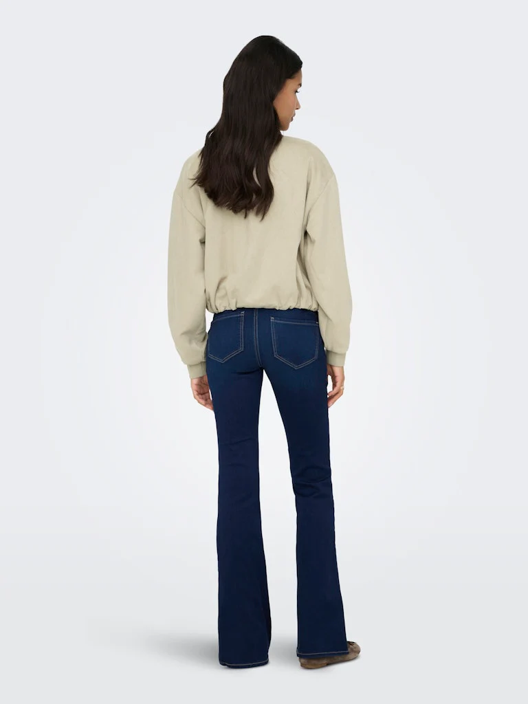 Onlmavi Life Ls Faux Suede Bomber Cc Pnt - Zand - Afbeelding 5