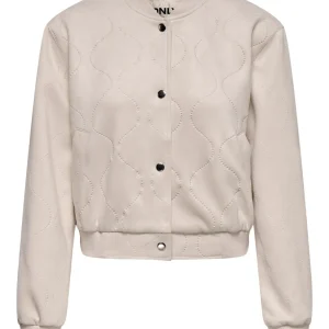 Onldawny Life Faux Suede Bomber Cc Pnt - Beige